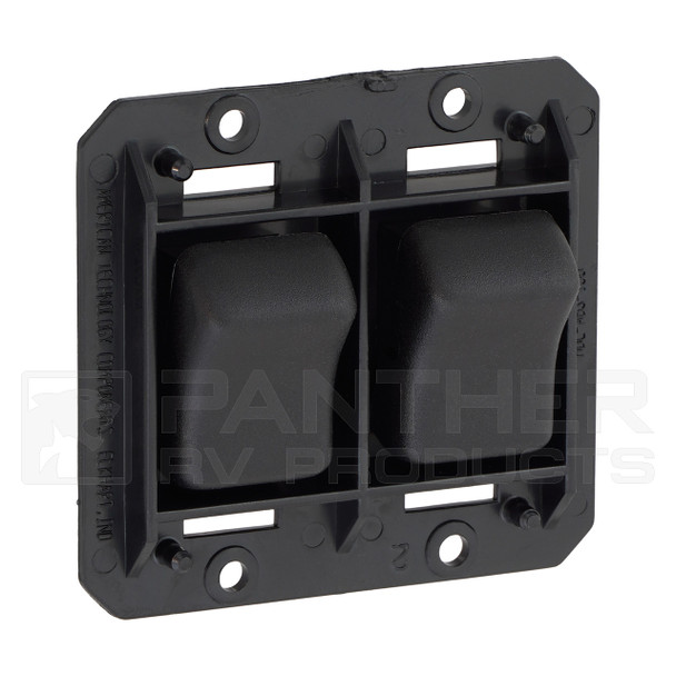 Kaper II L12-0301 2-Gang On/Off Rocker Switch Assembly - Trim Removed