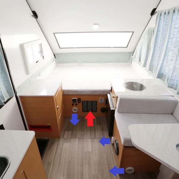 Cool-J iHider115 RV Under Bench Air Conditioner w/ Heat Pump