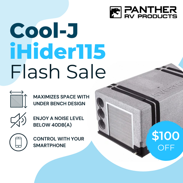 Cool-J iHider115 RV Under Bench Air Conditioner w/ Heat Pump