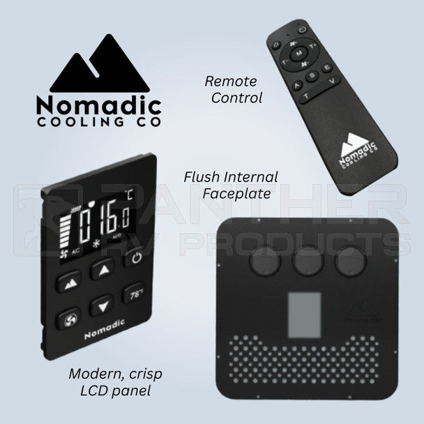 Nomadic Cooling X2 Plus 12V 8,188 BTU Camper Van Air Conditioner - Black