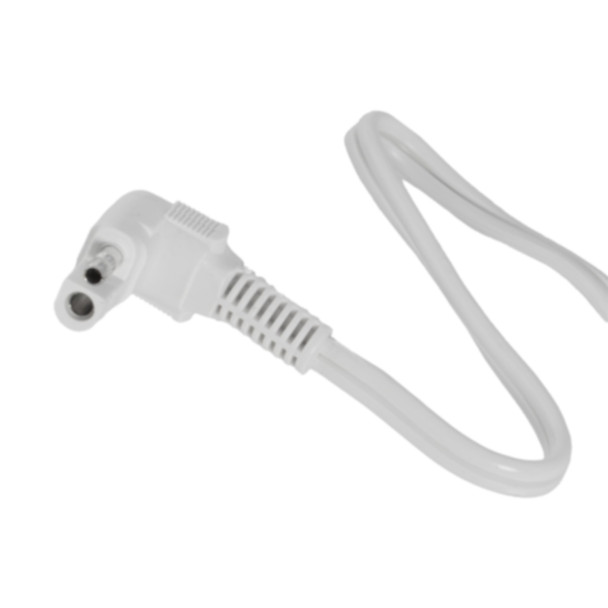 Rieco Titan 16641 Truck Camper Electric Jack Male Power Plug - White