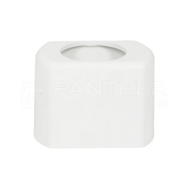 Rieco Titan 563051 Truck Camper Jack Gearbox Adapter for Manual to Electric Upgrade - White