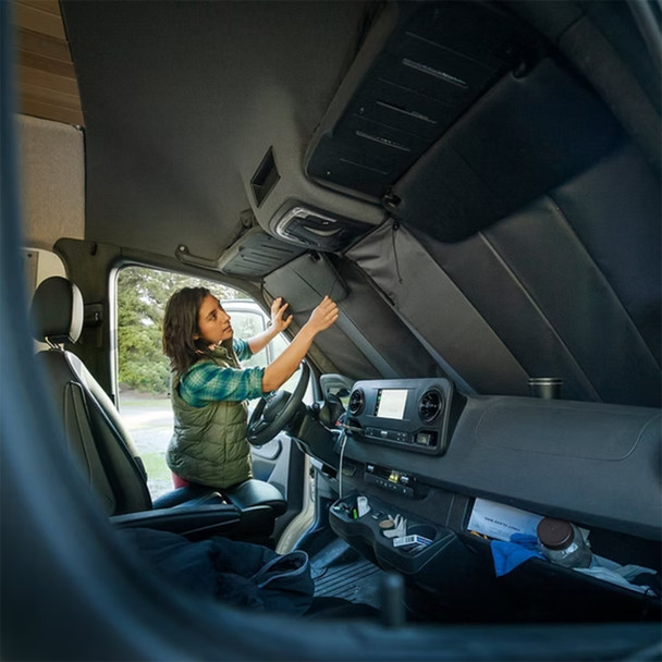 VanEssential MERCKITCAB06-BK-REF Mercedes Sprinter (2007-2018 NCV3) Reflective Front Cab Bundle - Black