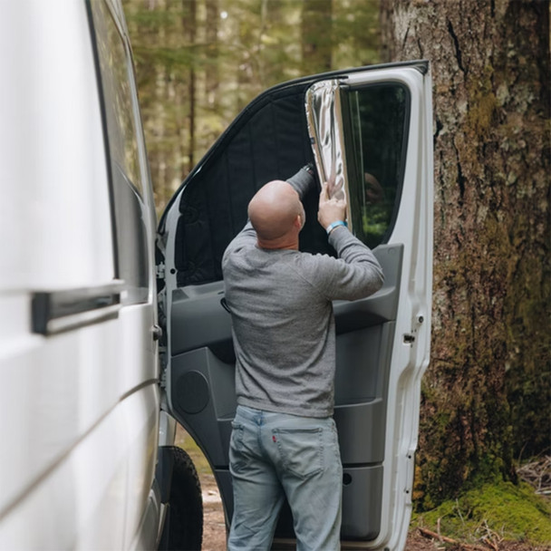 VanEssential MERCKITCAB09-BK-REF Mercedes Sprinter (2019+ VS30) Reflective Front Cab Bundle - Black