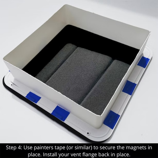 VanEssential VENT001-BK Stealth Roof Vent Cover - Black