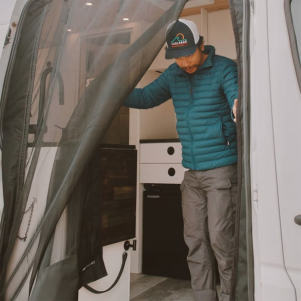 VanEssential BUGMERC04 Mercedes Sprinter Sliding Door Bug Screen - Black