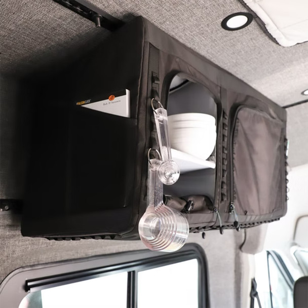 VanEssential STORAGECABINET36 Upper Storage Cabinet - Black - 36"