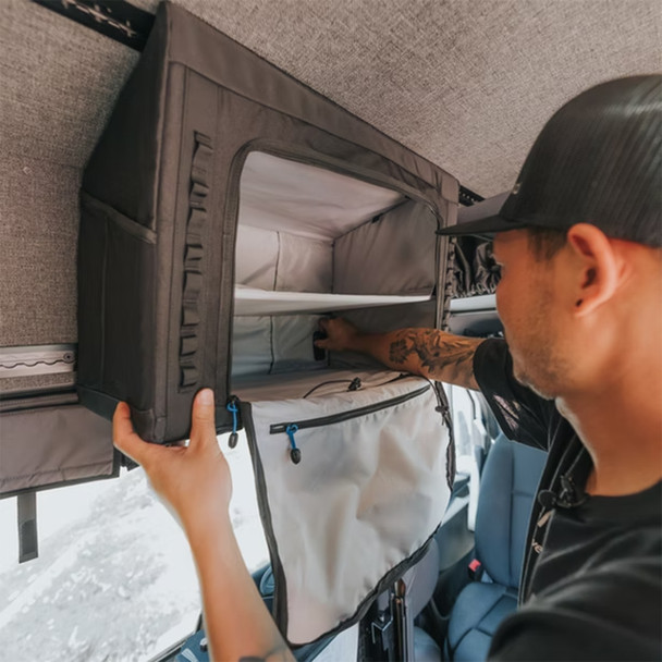 VanEssential STORAGECABINET24 Upper Storage Cabinet - Black - 24"