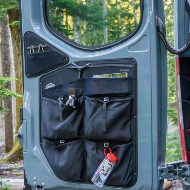 VanEssential STOREMERCLOWERVS30 Mercedes Sprinter (2019+ VS30) Lower Rear Door Storage Panels - Set of 2 - Black