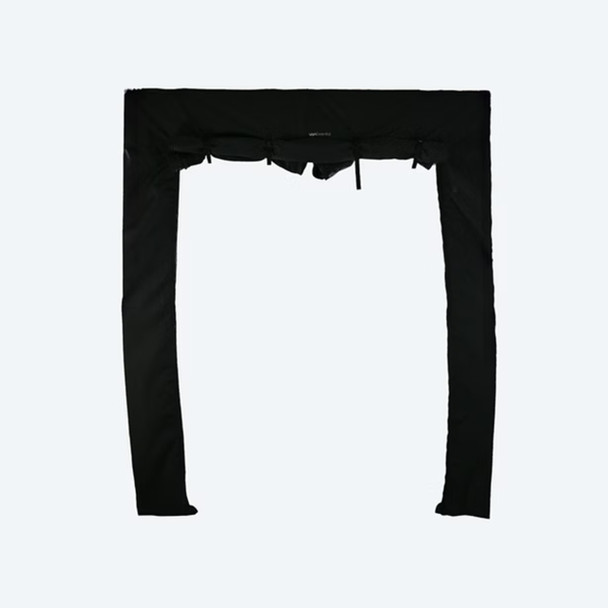 VanEssential BUGFORD05 Ford Transit High Roof Rear Door Bug Screen - Full Mesh - Black