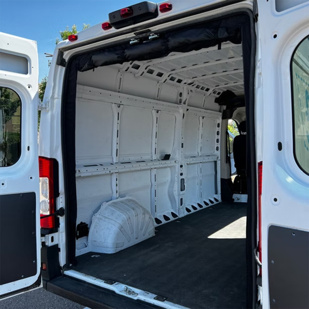 VanEssential BUGPRO05 RAM Promaster High Roof Rear Door Bug Screen - Full Mesh - Black