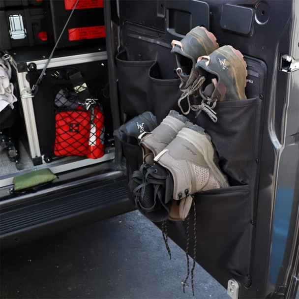 VanEssential STOREPROLOWER RAM Promaster Lower Rear Door Storage Panels - Set of 2 - Black