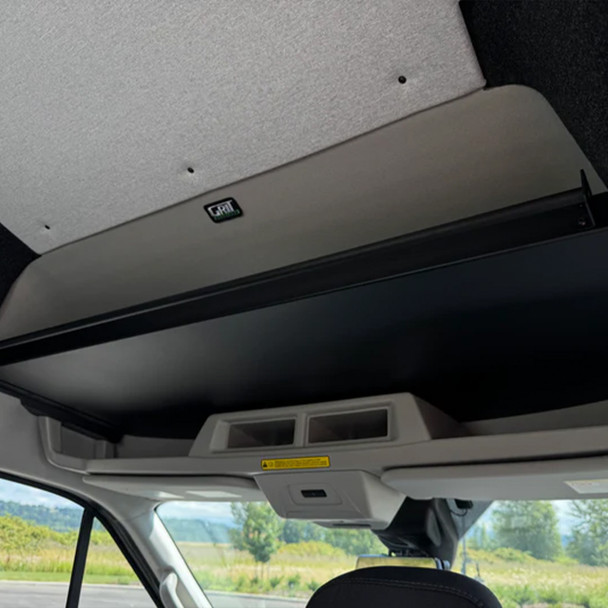 Van Wife Components Ford Transit Headliner Shelf w/ Curtain Rod