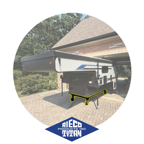 Rieco Titan 19414 Universal Truck Camper Dolly - 15" Legs