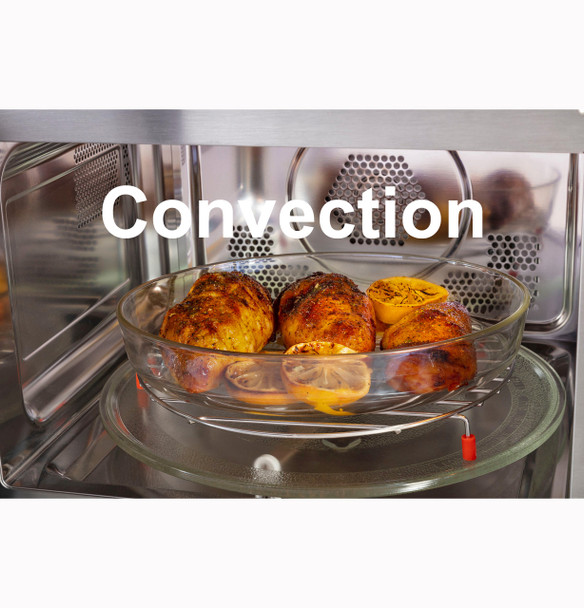 GE® GCST10A1WSS Countertop Convection Microwave Oven with Air Fry