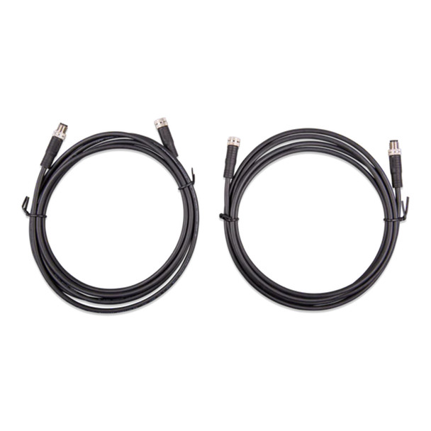 Victron ART-ASS030560200-VIC M8 Circular Connector Male / Female 3 Pole Cables - 2m / 6.5ft - 2 Pack
