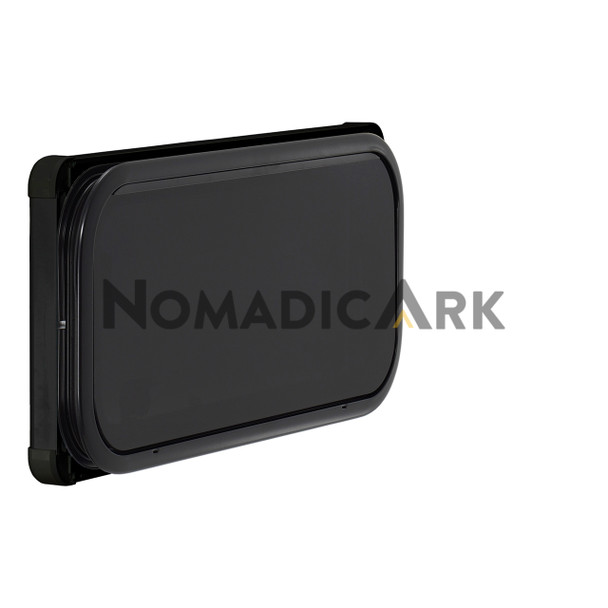 NomadicArk ACG13-700300-ABB Universal Double-Pane Slim Glass-Acrylic Window - Black