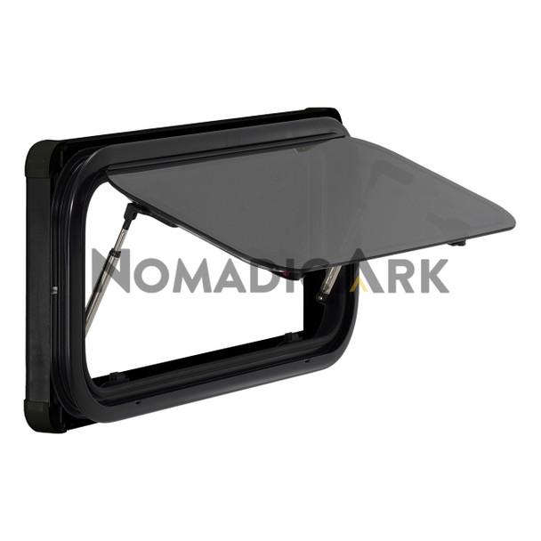 NomadicArk ACG13-700300-ABB Universal Double-Pane Slim Glass-Acrylic Window - Black