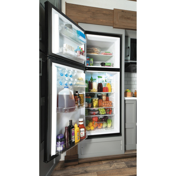 GE®  GPV10FGNBB-R RV Electric Refrigerator/Freezer - DC Only - 9.8 C/F