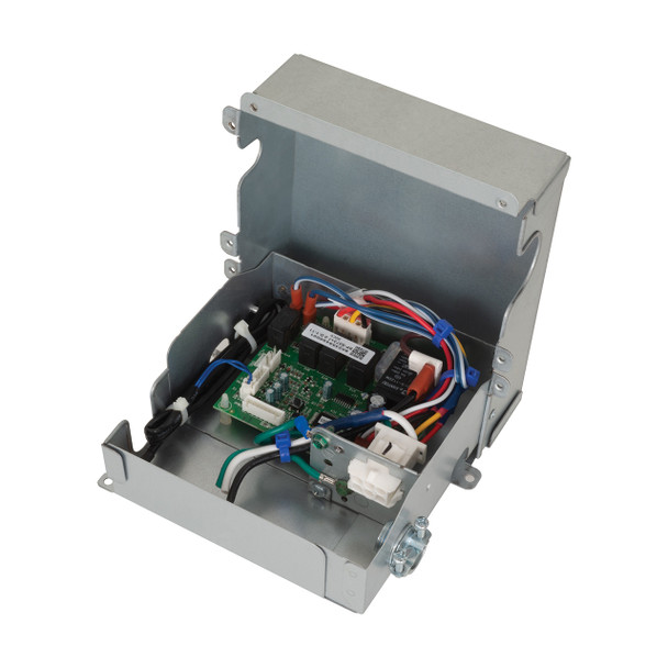 GE® GRCS13XHHW High-Efficiency R32 RV Air Conditioner 13.5k / 15A - White w/ Ducted ADB, Control Box, & Black T-Stat Kit