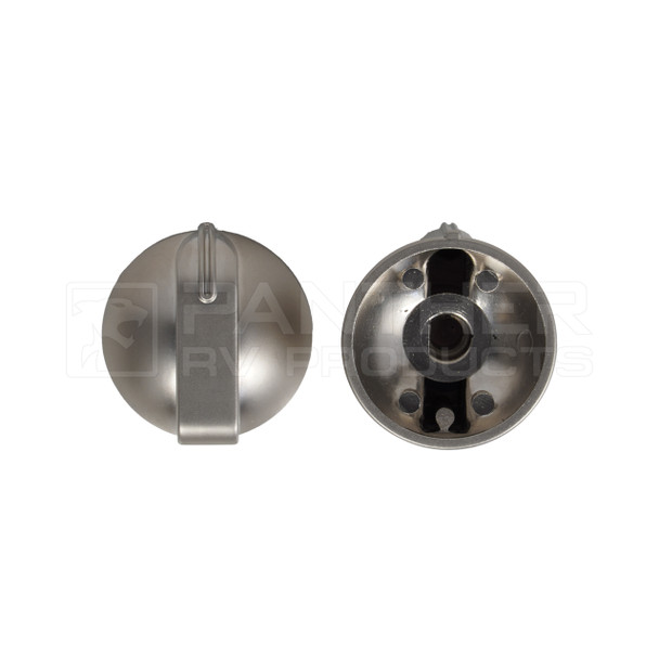Dometic™ 1053105720 OEM Cooktop Burner Control Knobs - Nickel Satin - 2 pk