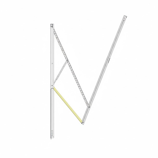 Dometic™ 3312508.009B OEM RV Awning Pitch Adjustment Arm for Basement Hardware - White