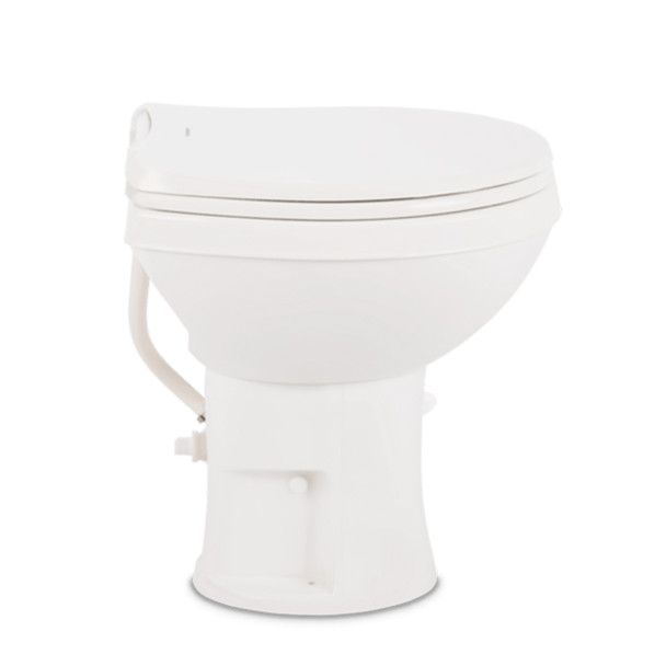 Dometic™ Essential 400 Tall Gravity Flush Toilet - Plastic - Foot Flush - White