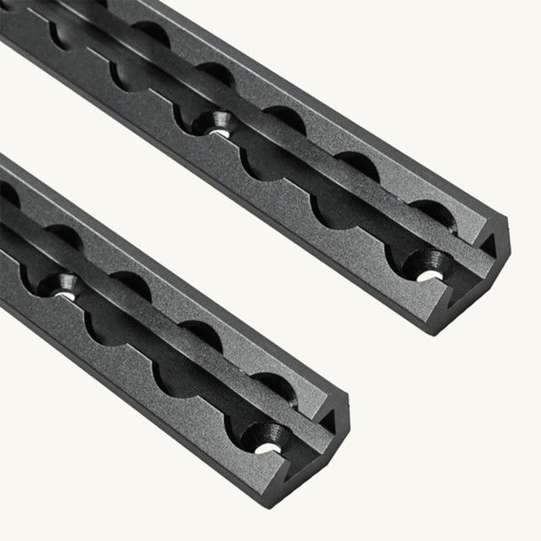 VanEssential LTC48GR Corner L-Track, Charcoal Gray - 48" - 2 Pack