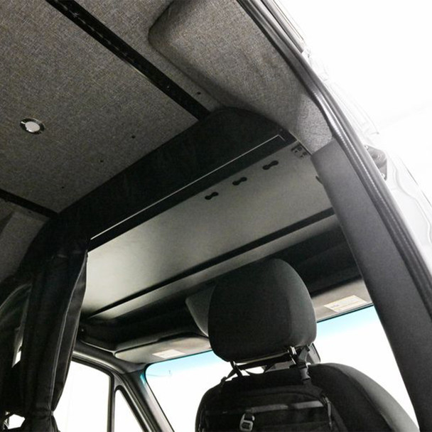 VanEssential FORDHEADSHELF Ford Transit (2015+, No Factory Grab Handles) Headliner Shelf