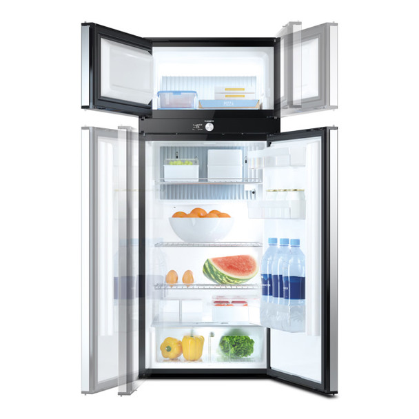 Dometic™ RMD10.5XT-BL1 RV Gas Absorption Refrigerator / Freezer - 3-Way - Black - 6.3 C/F - BLEMISHED