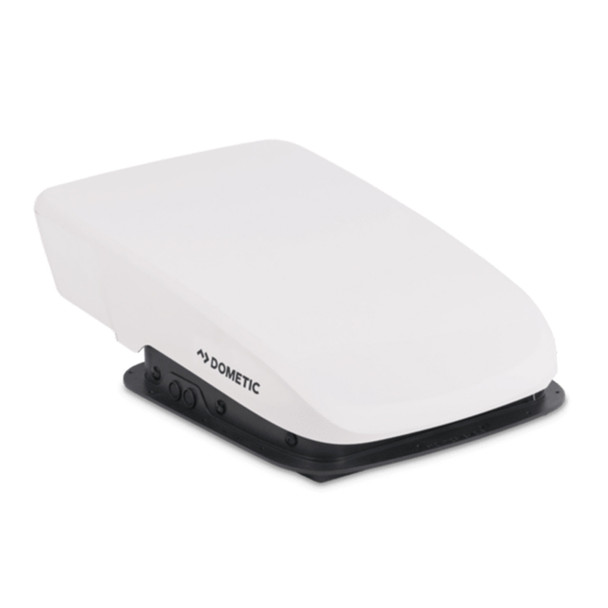 Dometic™ Fan-Tastic FA95 RV & Van Platinum Powered Roof Vent w/ Lighting, Stormhood, & Remote  -  White