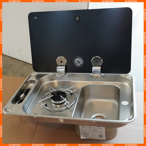 Suburban CAN Srl FL1323US-BL1 ( 3257AST) Single-Burner Propane Cooktop with RH Sink - BLEMISHED