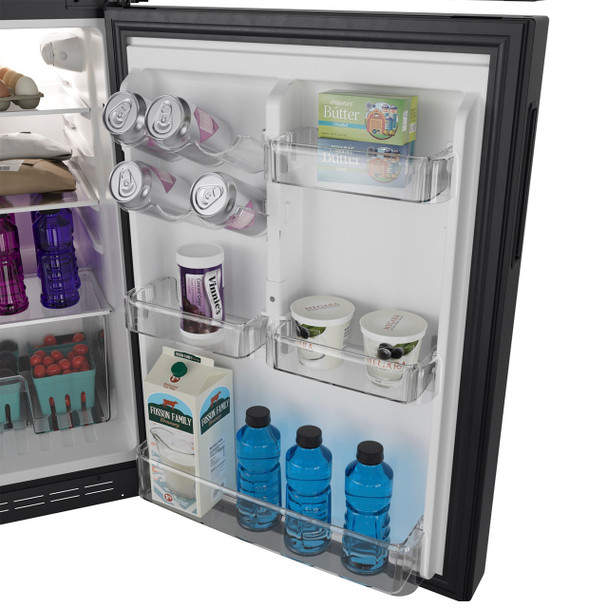 GE® Profile™ PPV08R5YRBB RV Electric Refrigerator/Freezer - DC Only - 8.3 C/F