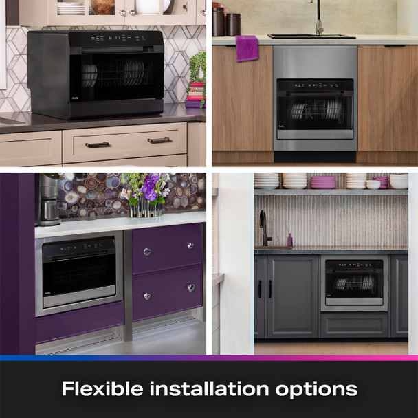 GE® Profile™  PZF560HGWBB ENERGY STAR® Smart Compact Countertop Dishwasher