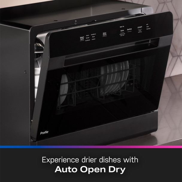 GE® Profile™  PZF560HGWBB ENERGY STAR® Smart Compact Countertop Dishwasher