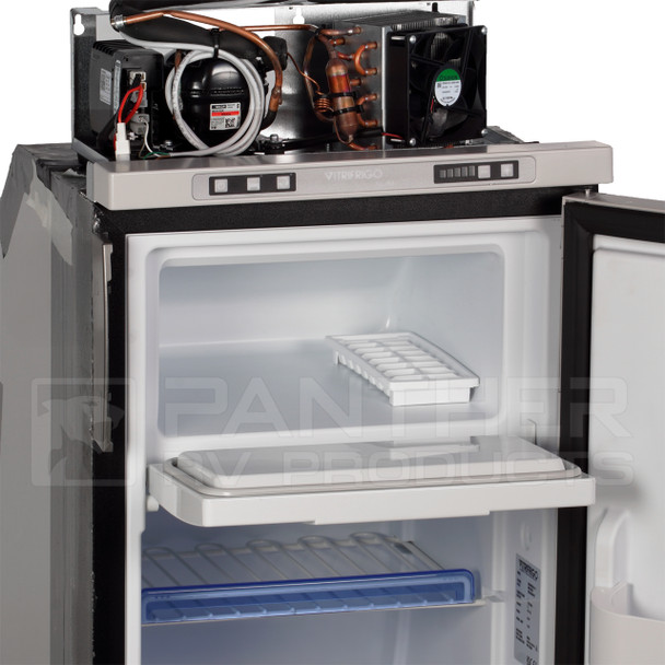 Vitrifrigo SLIM90 CHR HP Campervan Electric Refrigerator / Freezer - DC Only - Grey - 2.9 CF