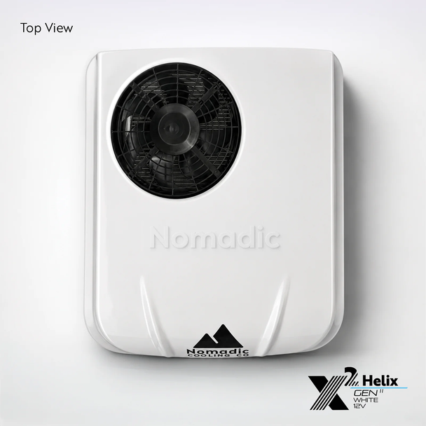 Nomadic Cooling GEN II X2 Helix 12V 8,950 BTU Camper Van Air Conditioner - White