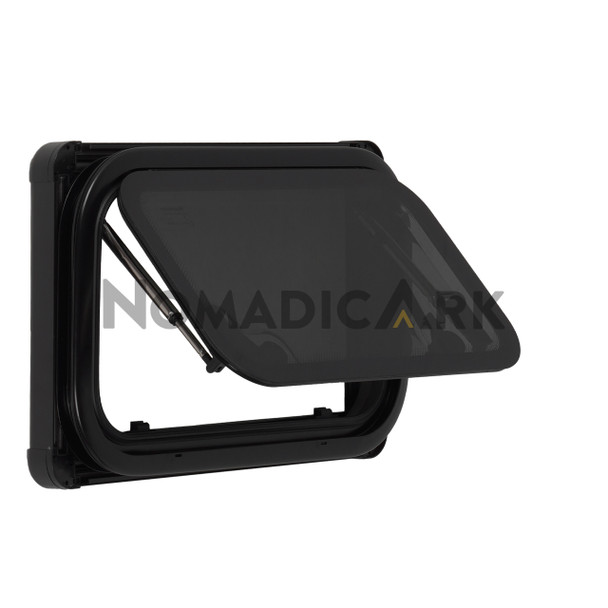 NomadicArk ACG13-500300-ABB Universal Double-Pane Slim Glass-Acrylic Window - Black