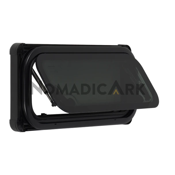 NomadicArk ACG13-600250-ABB Universal Double-Pane Slim Glass-Acrylic Window - Black