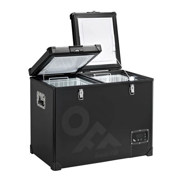 OFF Indel B TB92 DD Steel Double Door Portable Refrigerator/Freezer - DC Only - 2.9 Cu. Ft.