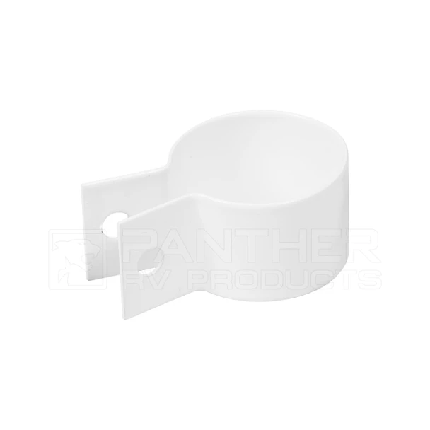 Rieco Titan 554141 Camper Jack Lightweight C-Clamp for Fixed Plate Jacks - White