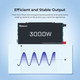 Renogy RNG-INVT-3000 RV DC to AC Pure Sine Wave Power Inverter - 3000 Watt