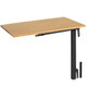 VAN-992 Original Adjustable Table and Leg System w/ Sliver Bracket - Standard Height - Black