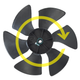 NBK 20370-2 (3313107.015) Dometic™ Brisk A/C Condenser Fan Blade