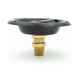 Thetford 94219 City Water Dish with Brass Check Valve - Black