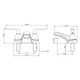 Dura Faucet DF-PL700LM-MB Elegant RV Lavatory Faucet - Matte Black