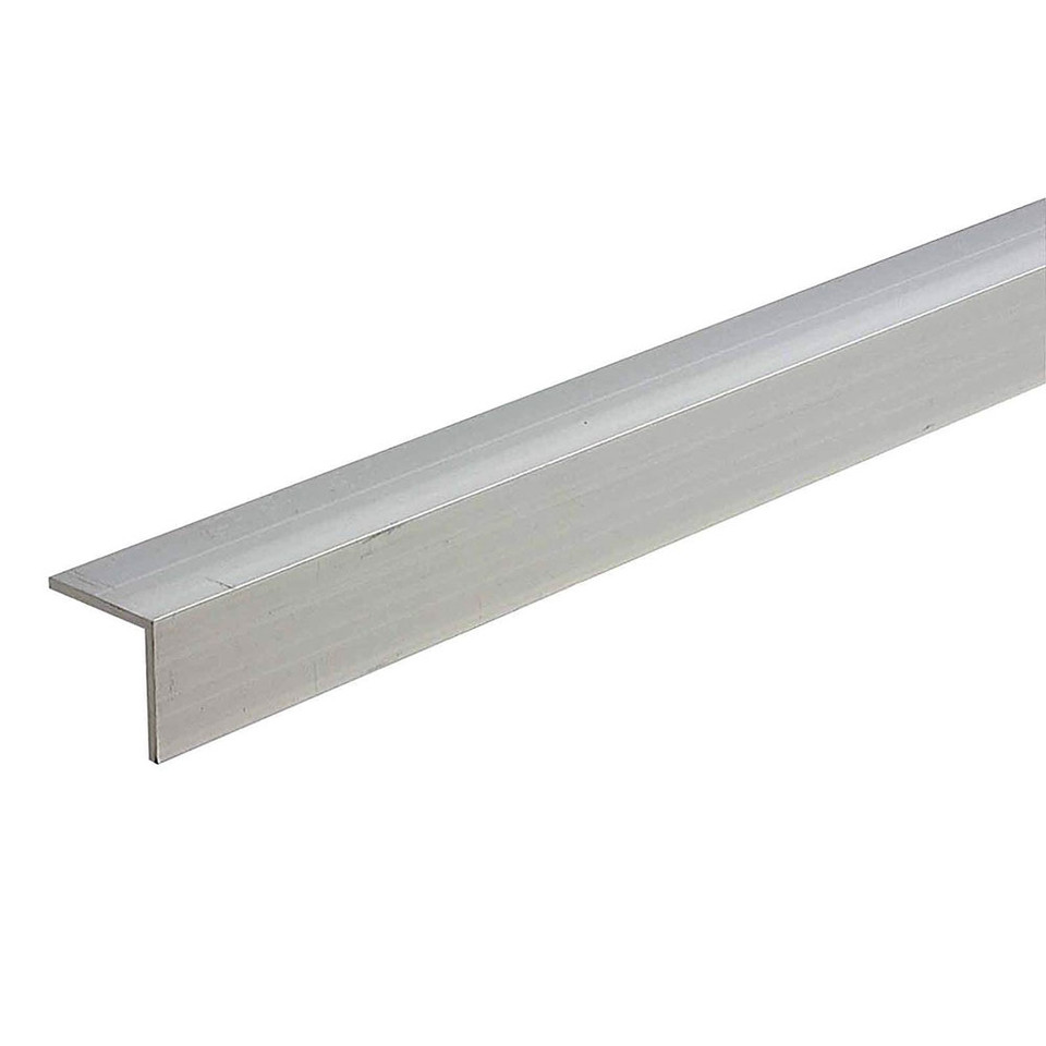 Extruded Aluminum Trim Angle 11/2" x 11/2" x 8' 0.062" Thick