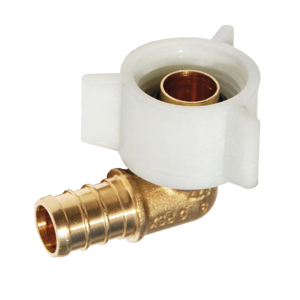 Zurn Pex QE33T Plastic 90° Elbow Fitting 1/2" MPT x 1/2" MPT