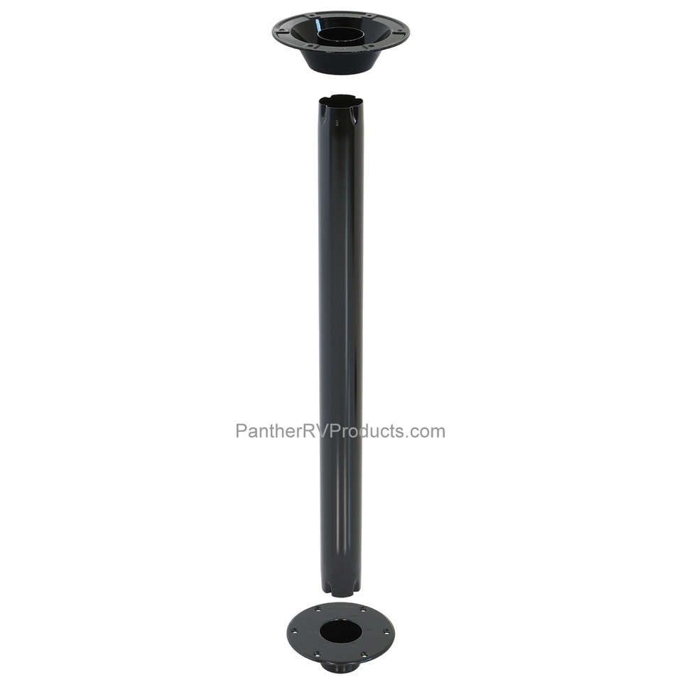 AP Products 013-1112 Round Flush Mount Pedestal Base - Chrome