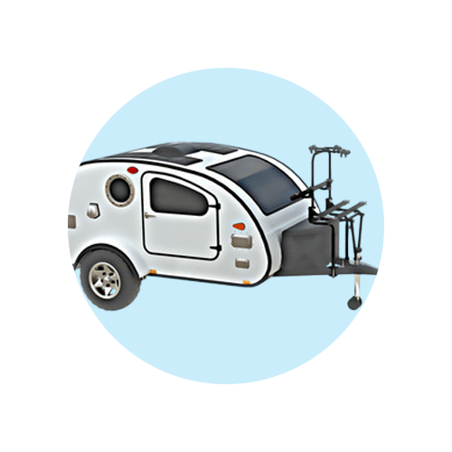 Bike Racks Teardrop Trailer Bike Racks Panther RV Products